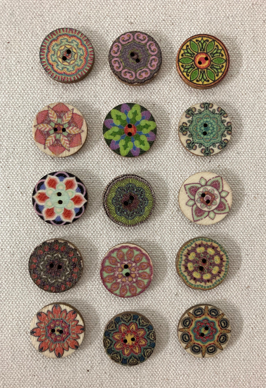 boho button - 3/4" (20 mm)