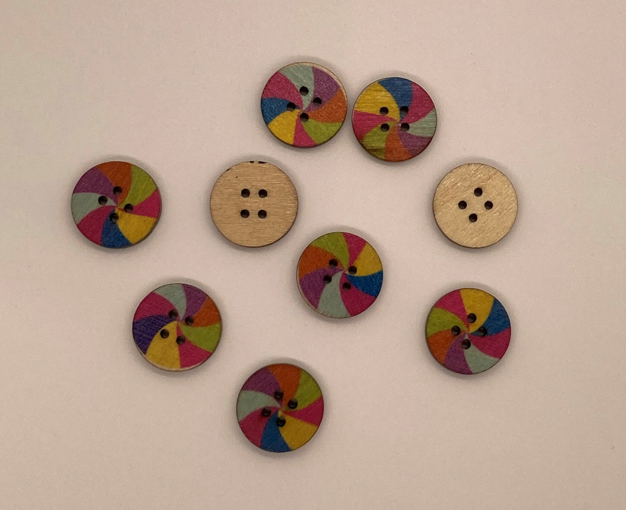 ROY pinwheel button - 3/4" (20 mm)