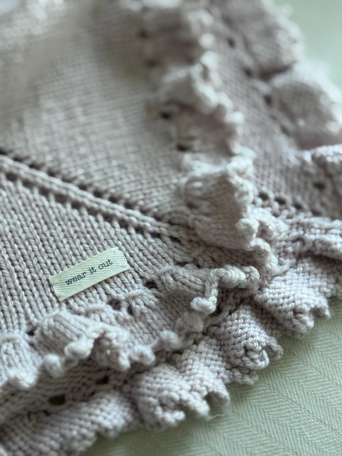 mini purl blanket kit