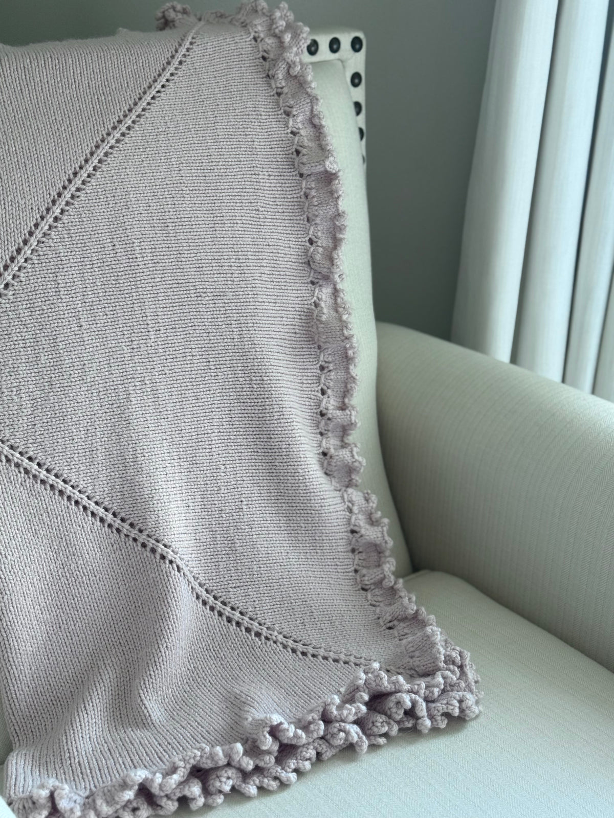 mini purl blanket kit