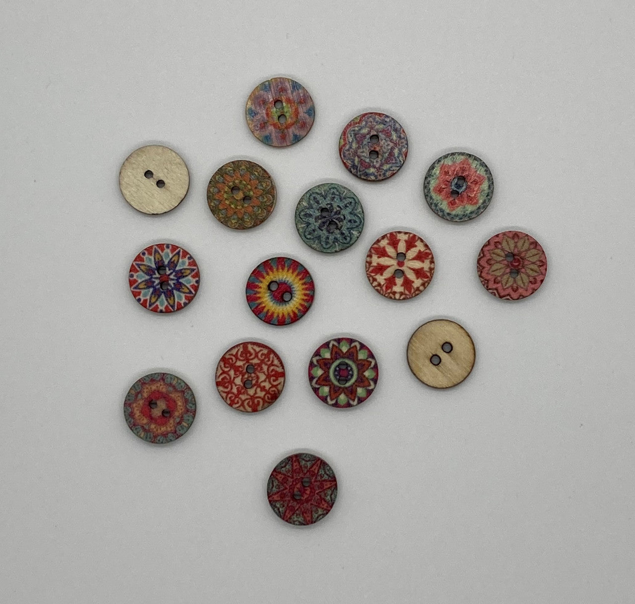 boho button - 5/8" (15 mm)