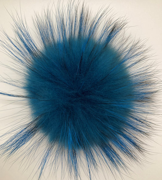 teal XL Pom - carded